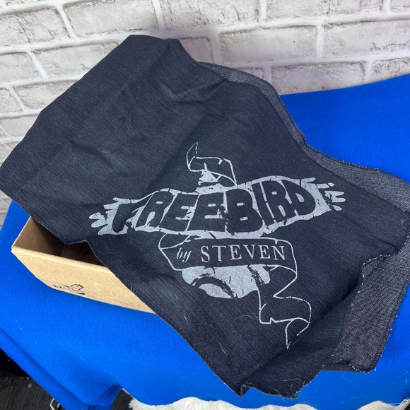 🦅|•FREEBIRD BY STEVEN•| BAY Patchwork Bootie Sandal Lace Up Back Size 9 - Picture 11 of 12